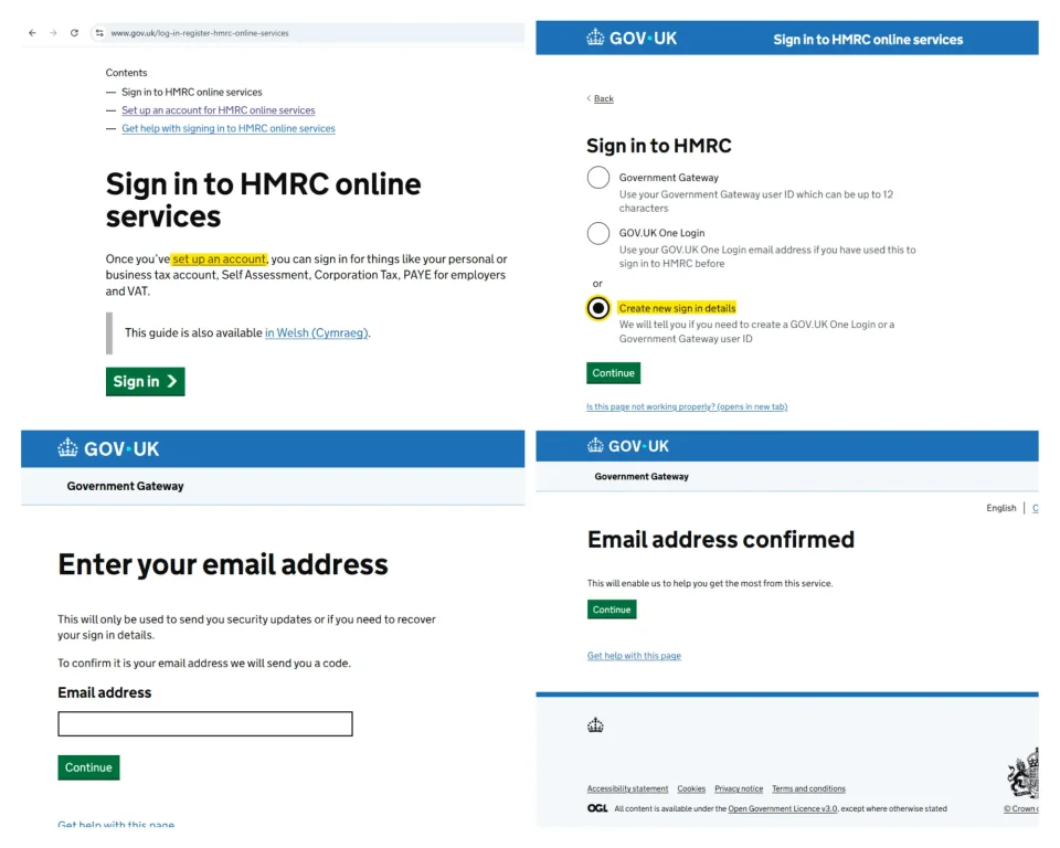 Access HMRC Online Services