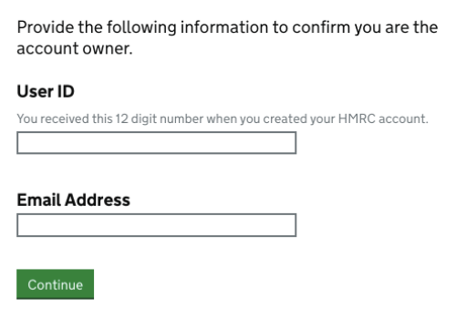 First Time Using HMRC Online 