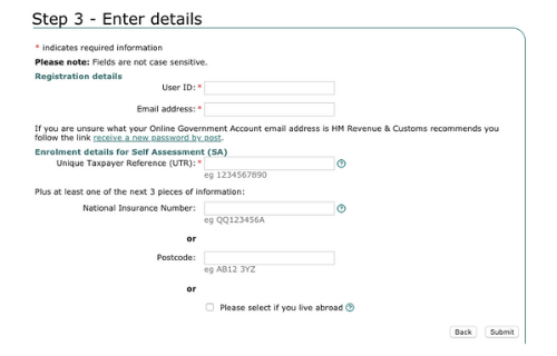 HMRC account