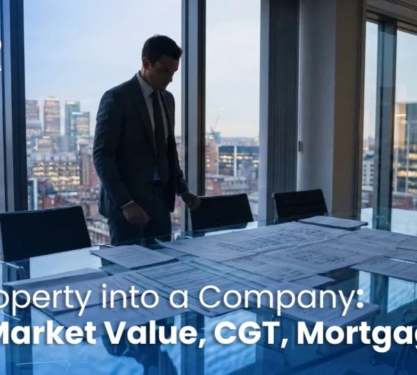 Put property into a Company SDLT Market Value, CGT, Mortgage