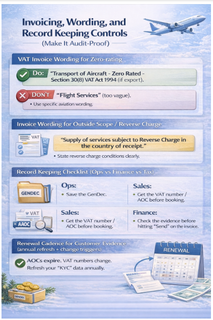 Invoicing, Wording, and Record Keeping Controls (Make It Audit-Proof)