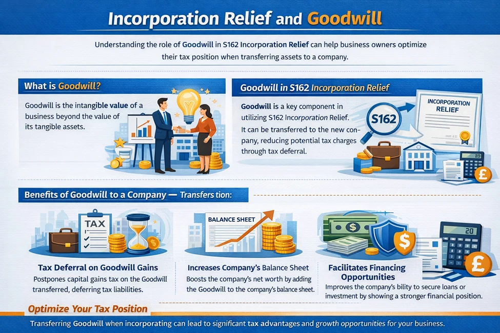 Incorporation Relief and Goodwill