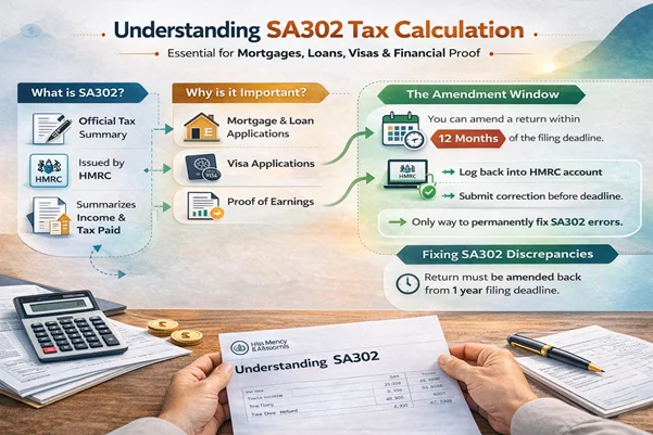 How to Correct or Amend SA302