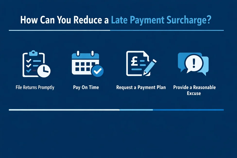 How Can You Reduce a Late Payment Surcharge