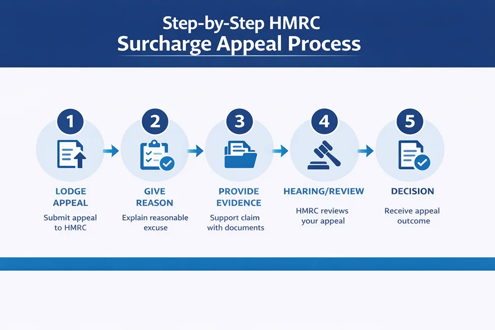 Step-by-Step HMRC Surcharge Appeal Process