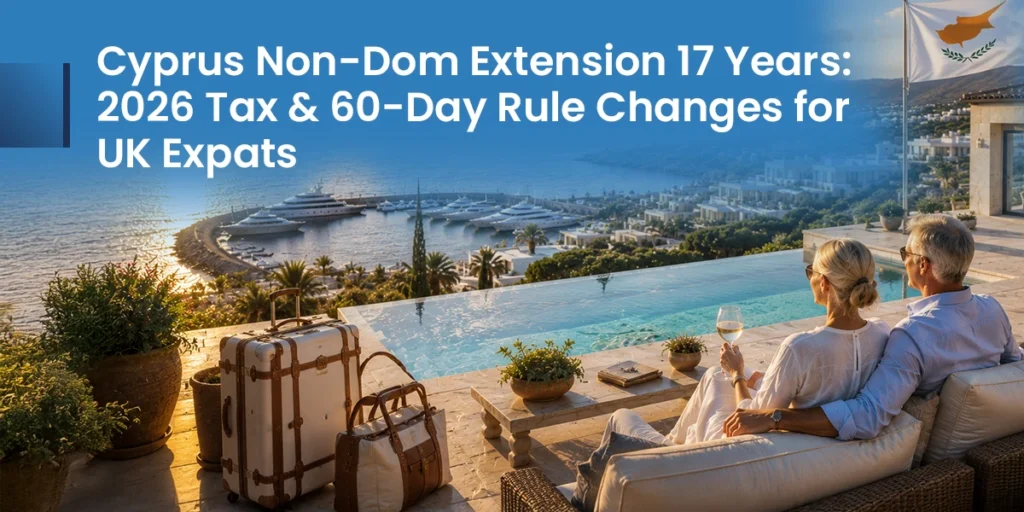 Cyprus Non-Dom Extension 17 Years: 2026 Tax & 60-Day Rule Changes for UK Expats Cyprus Non-Dom Extension 17 Years: 2026 Tax & 60-Day Rule Changes for UK Expats
