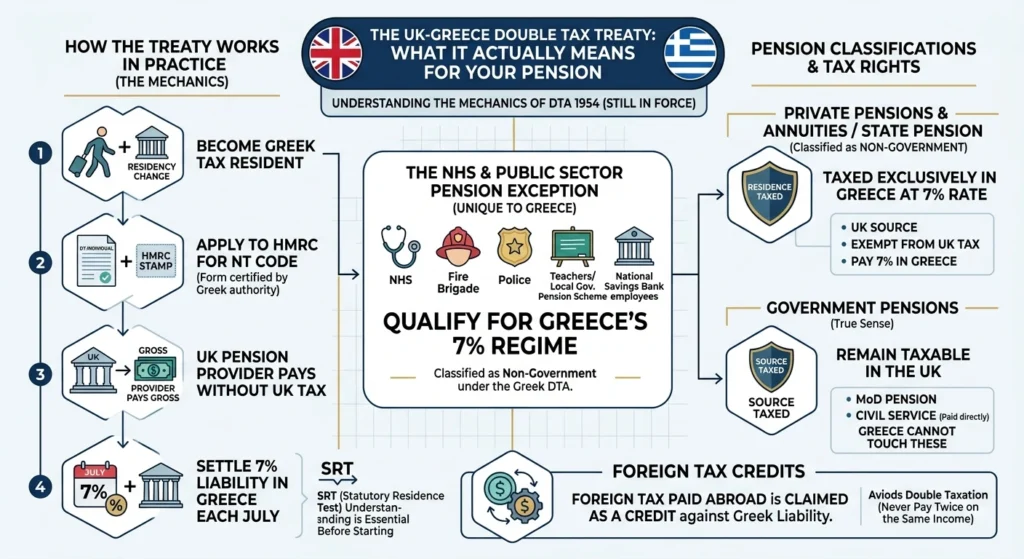 The UK-Greece Double Tax Treaty: What It Actually Means for Your Pension