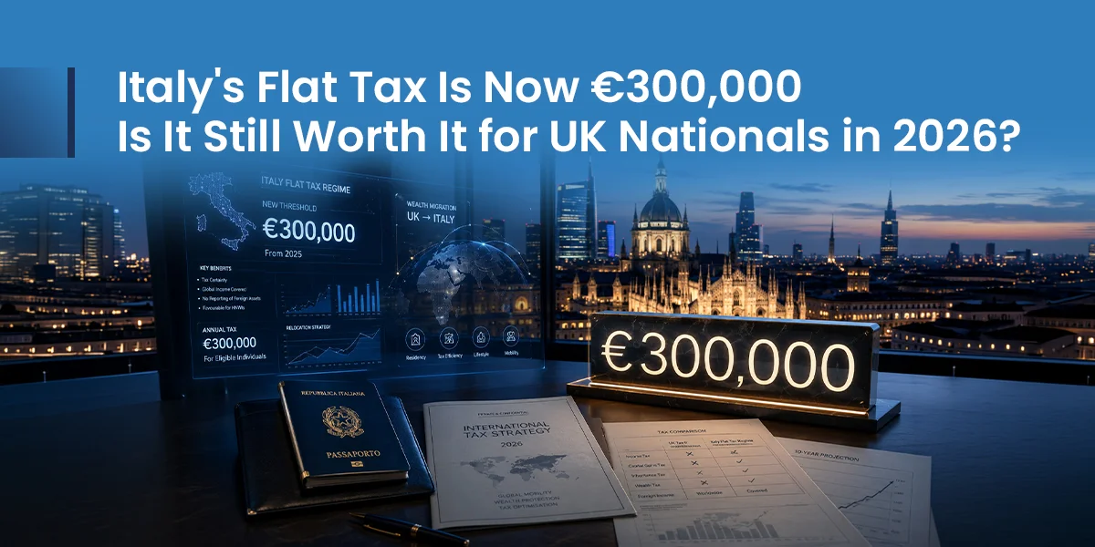 Italy’s €300,000 Flat Tax in 2026 Is It Worth It for UK Nationals