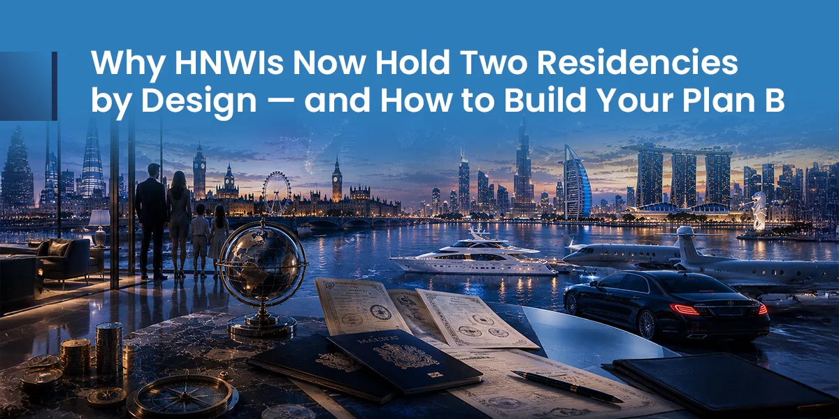 Why HNWIs Now Hold Two Residencies by Design  and How to Build Your Plan B