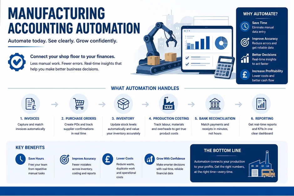 Best Accounting Software for Manufacturing Businesses (UK Guide) Where Automation Saves Time and Money