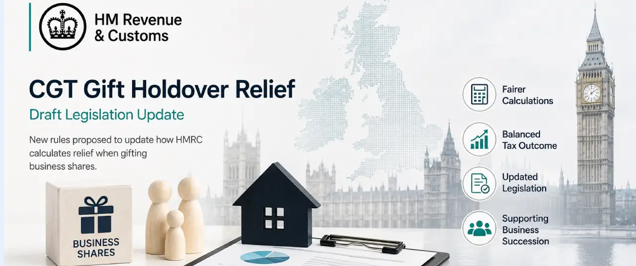 Home Government Draft Legislation Proposes Changes to Capital Gains Tax Holdover Relief for Business Assets