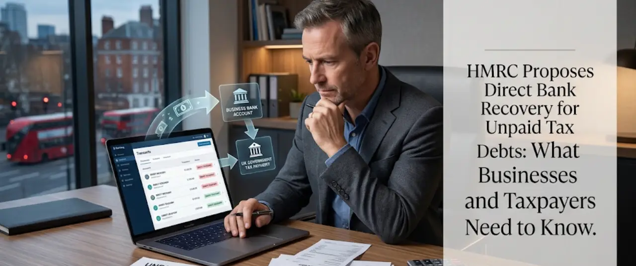 Latest News HMRC Proposes Direct Bank Recovery for Unpaid Tax Debts: What Businesses and Taxpayers Need to Know