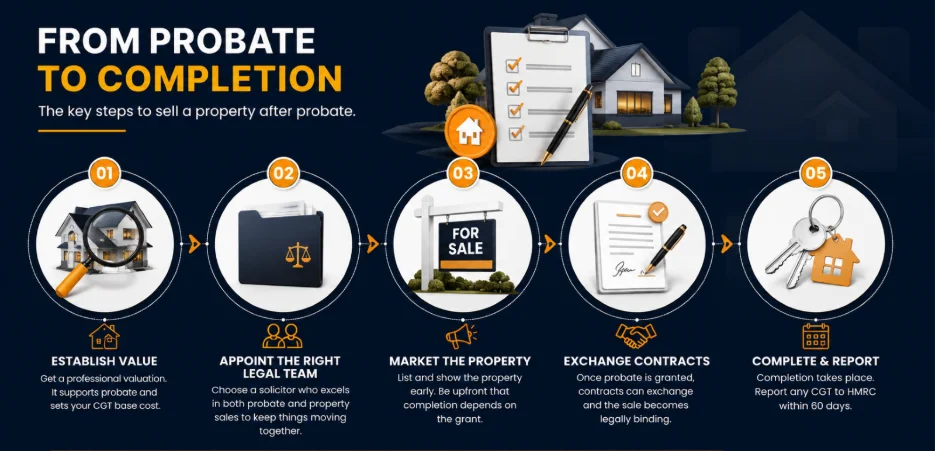 Selling Inherited Property in the UK: A Complete Guide to Probate, Tax and the Sale Process The Sale Process, Step by Step
