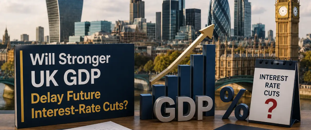 Home Will Stronger UK GDP Delay Future Interest-Rate Cuts?