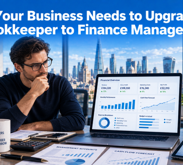 Blog 5 Signs Your Business Needs to Upgrade from Bookkeeper to Finance Manager