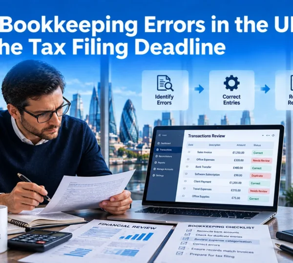 Blog Correct Bookkeeping Errors in the UK Before the Tax Filing Deadline