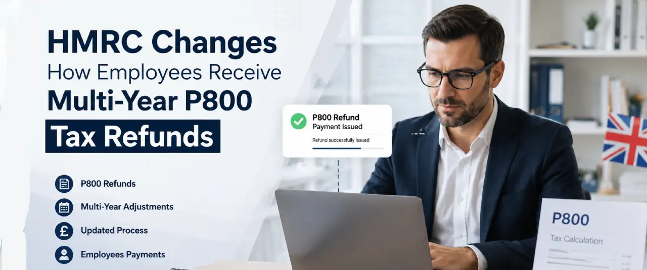 HMRC Changes How Employees Receive Multi-Year P800 Tax Refunds