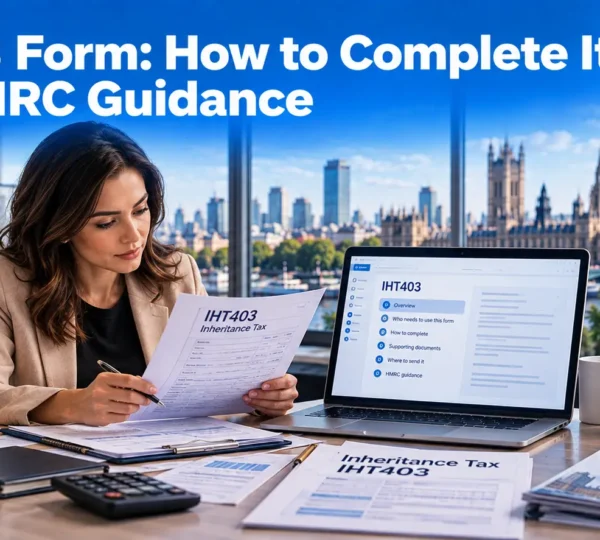 Blog IHT403 Form: How to Complete It and HMRC Guidance