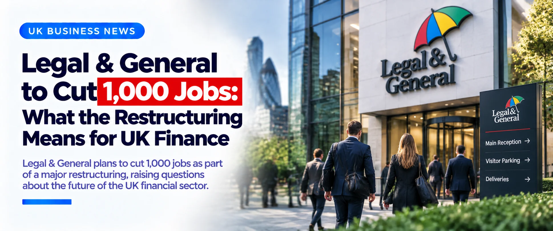 Home Legal & General to Cut 1,000 Jobs What the Restructuring Means for UK Finance