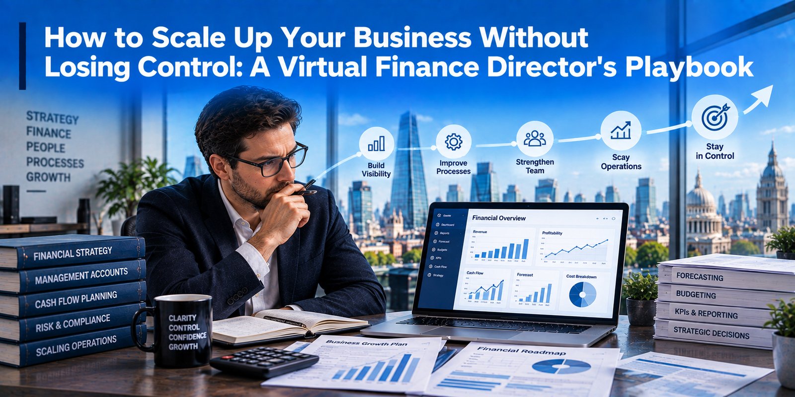 How to Scale Up Your Business Without Losing Control: A Virtual Finance Director's Playbook 