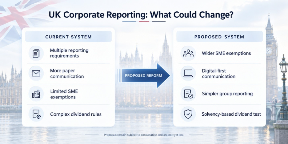 UK Government Proposes Corporate Reporting Overhaul to Save Businesses £450m a Year UK Government Proposes Corporate Reporting Overhaul to Save Businesses £450m a Year