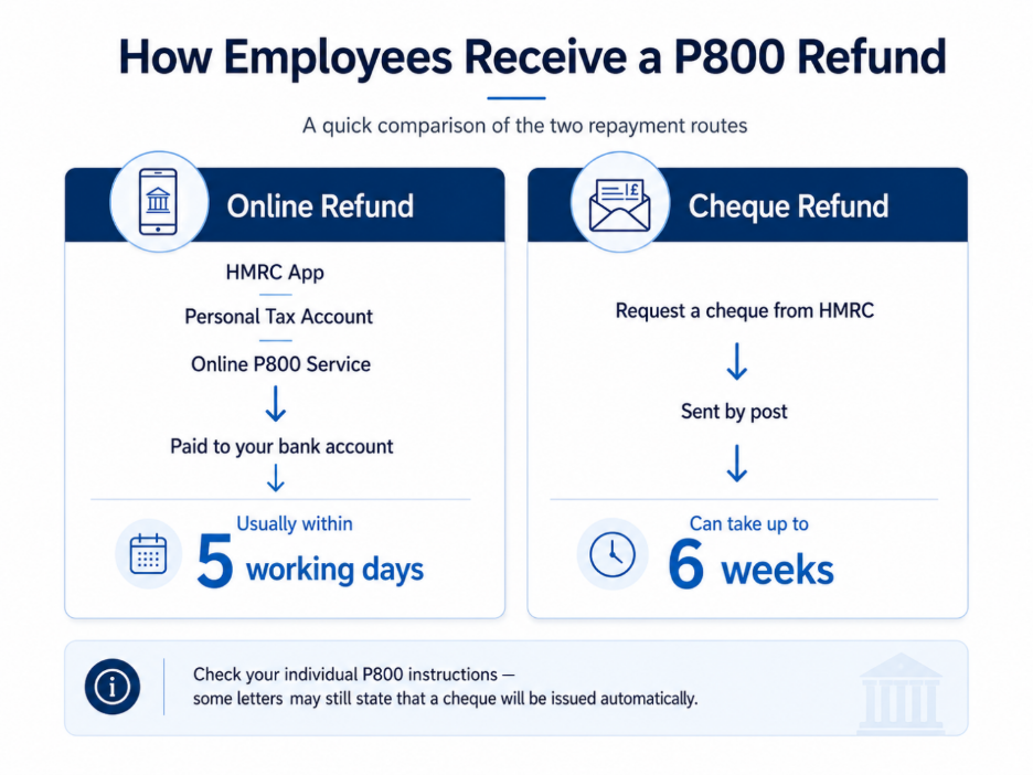 HMRC Changes How Employees Receive Multi-Year P800 Tax Refunds HMRC Changes How Employees Receive Multi-Year P800 Tax Refunds
