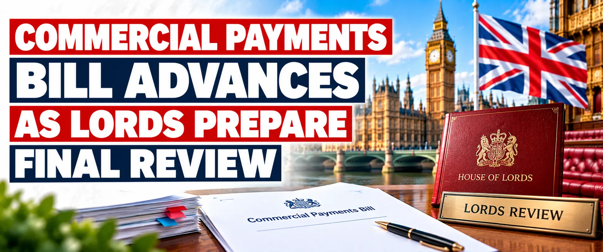 Commercial Payments Bill Advances as Lords Prepare Final Review