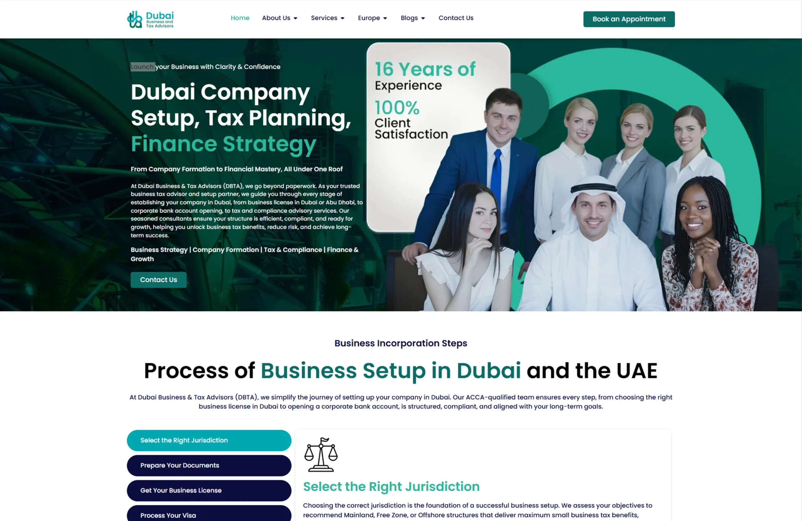 About Us Dubai Business & Tax Advisors (DBTA) launched