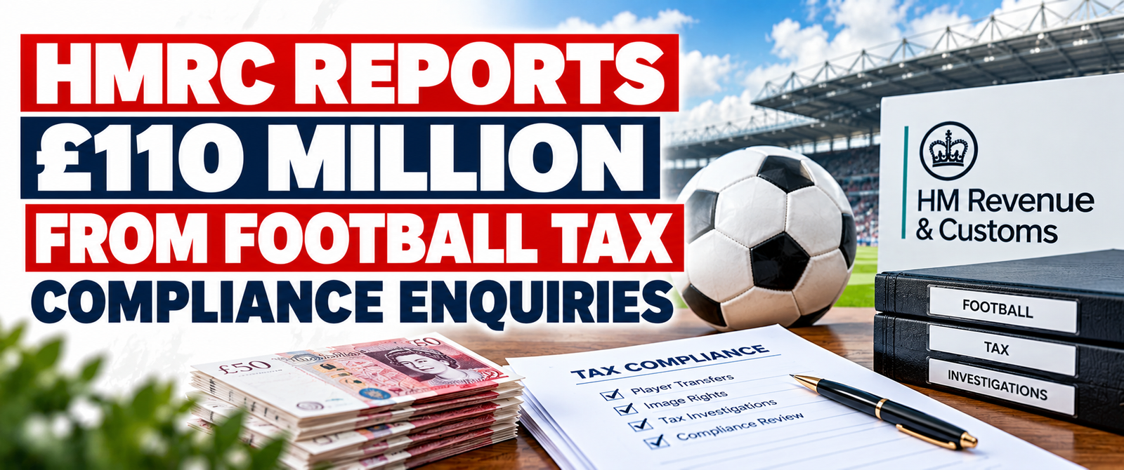 HMRC Reports £110 Million From Football Tax Compliance Enquiries