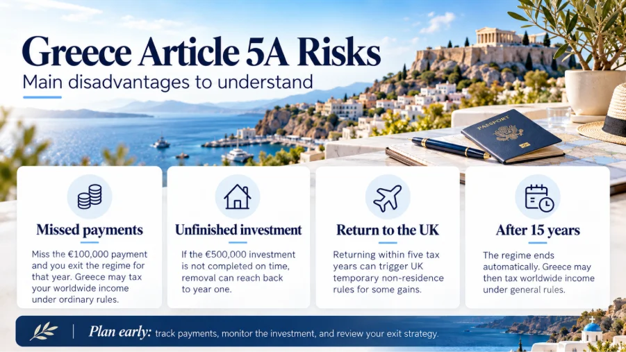 Greece Article 5A: €100,000 Flat Tax for High-Net-Worth Individuals 2026 How Are UK Dividends, Property Income and Investments Treated