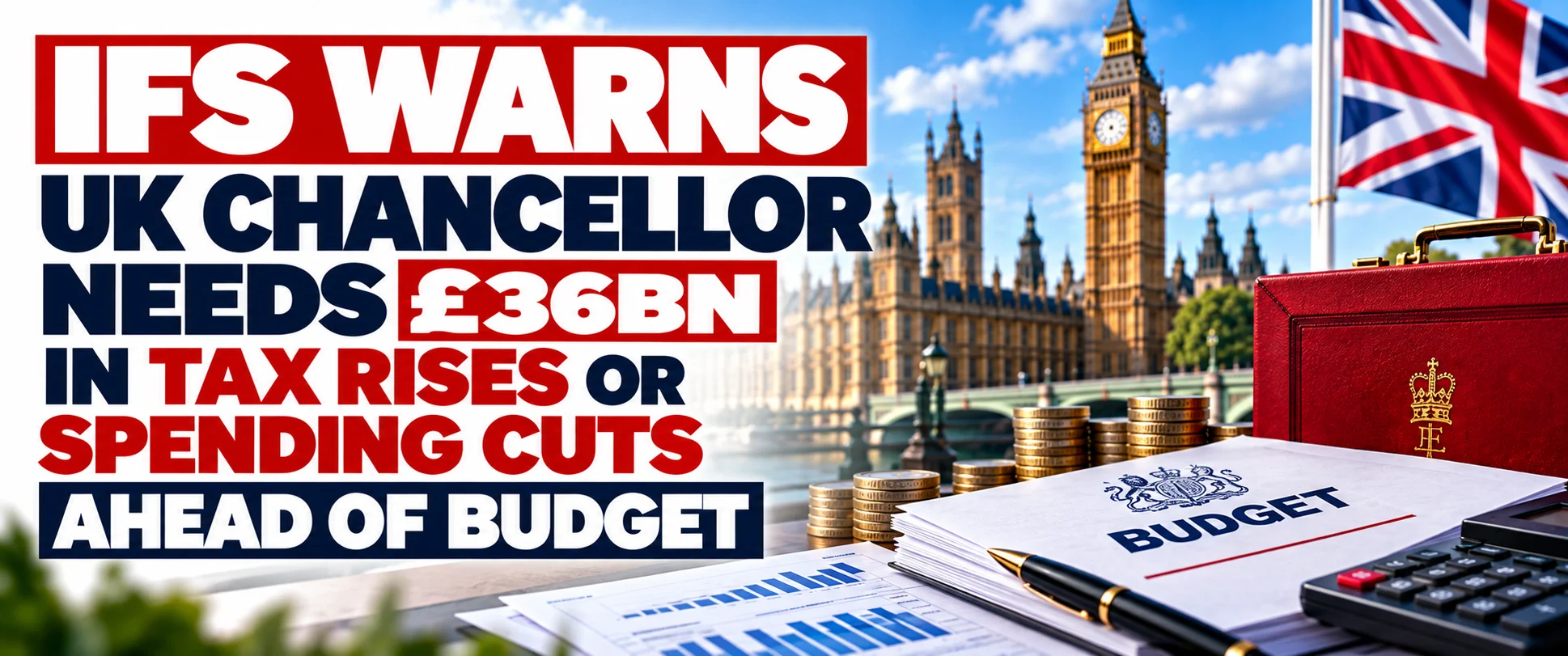 Home IFS Warns UK Chancellor Needs £36bn in Tax Rises or Spending Cuts Ahead of Budget