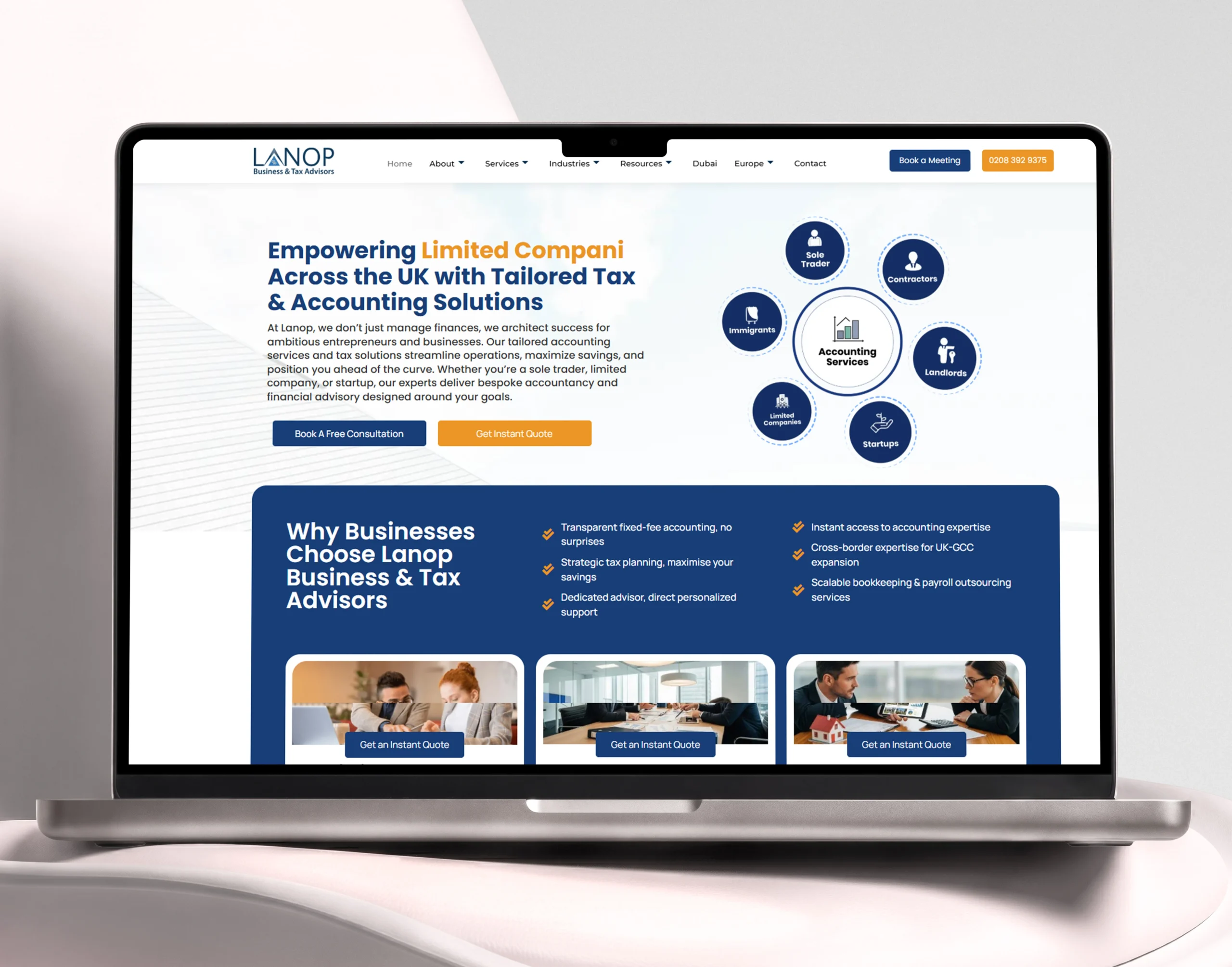 Rebranding and launch of the new LANOP website