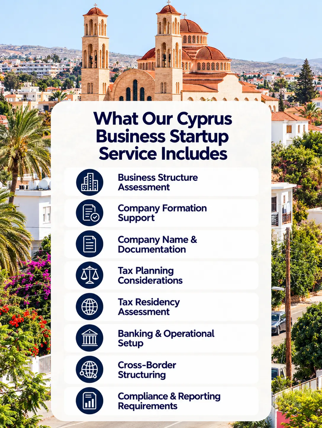 What Our Cyprus Business Startup Service Includes